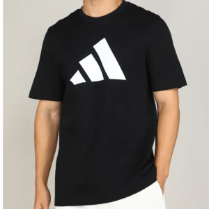 Men Cotton Blend Black T-Shirt